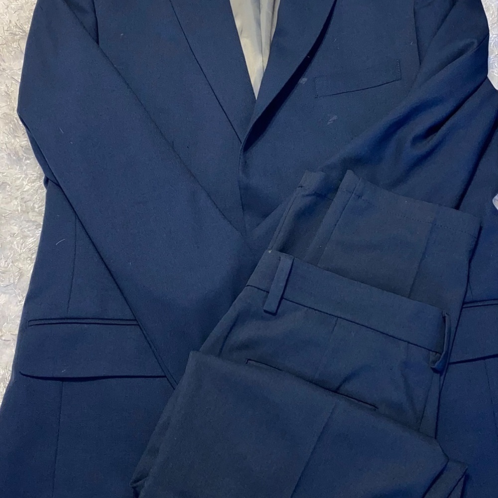 Mens Haggar size 40 regular men’s suit - Picture 5 of 12